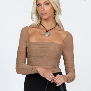 Beige body suit from Princess Polly *New With Tags*